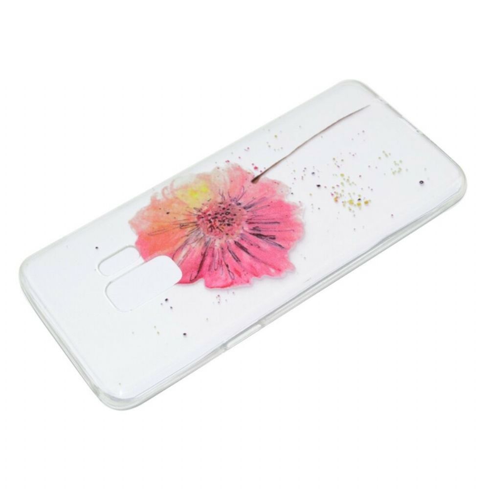 Handyhülle Für Samsung Galaxy S9 Plus Nahtloses Aquarell-blumenmuster