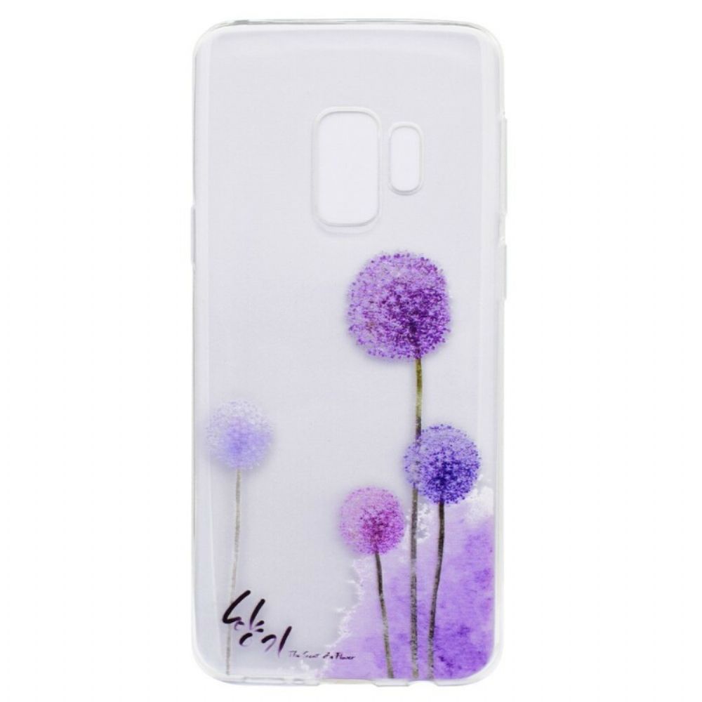 Handyhülle Für Samsung Galaxy S9 Plus Transparenter Bunter Löwenzahn