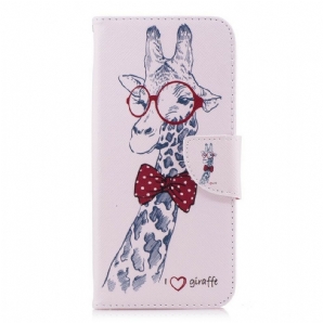 Lederhüllen Für Samsung Galaxy S9 Plus Nerdige Giraffe