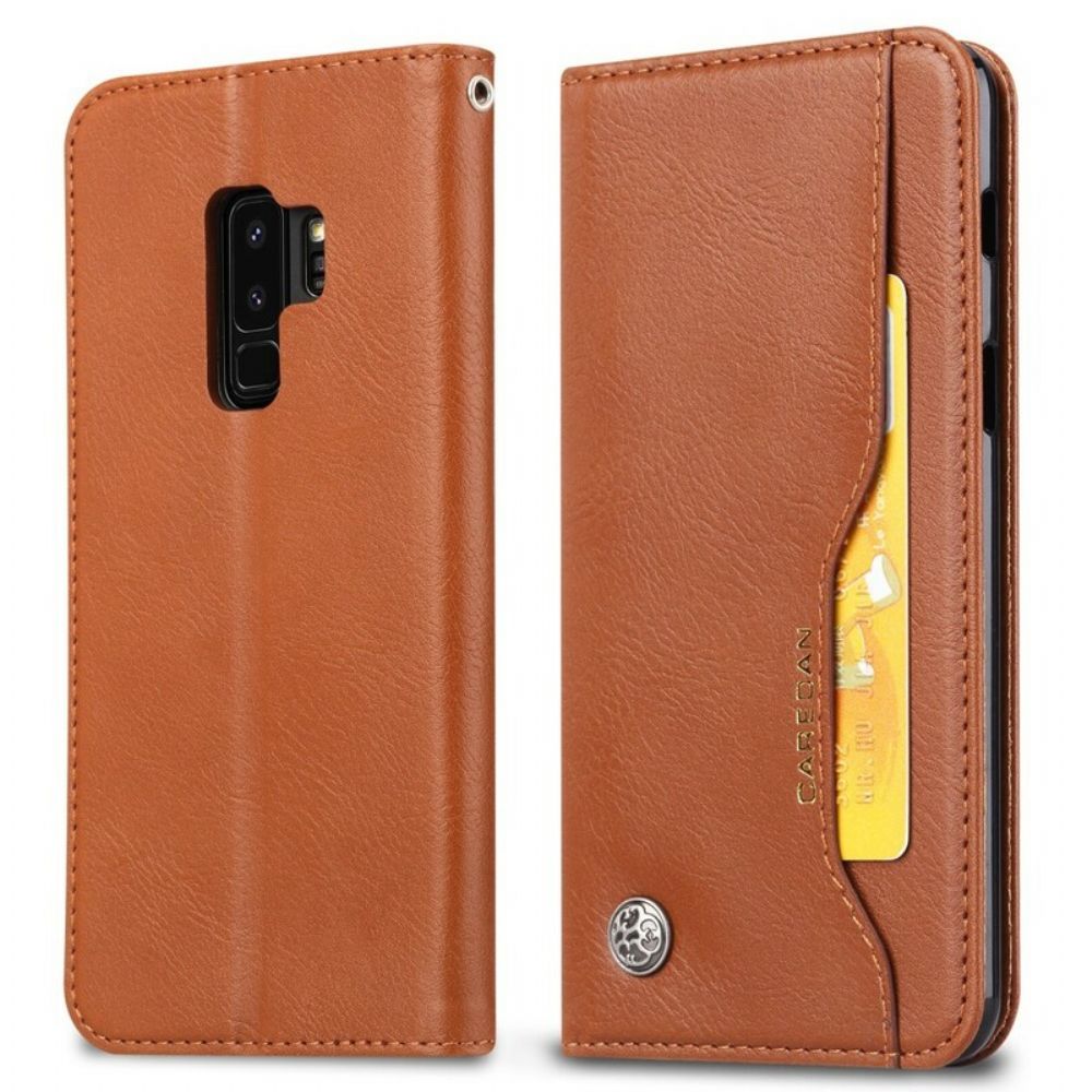 Schutzhülle Für Samsung Galaxy S9 Plus Flip Case Kartenetui Aus Kunstleder