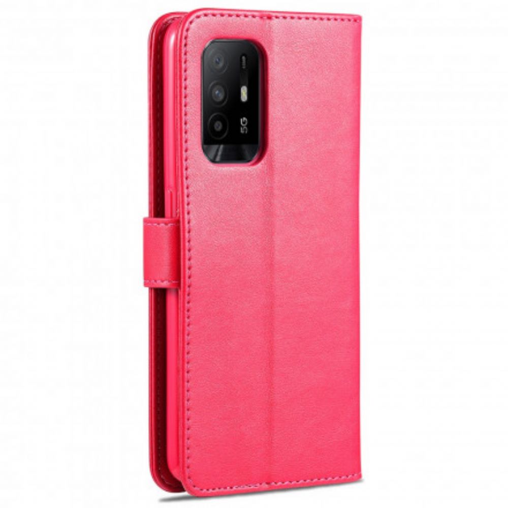 Flip Case Für Oppo A94 5G Azns Kunstleder