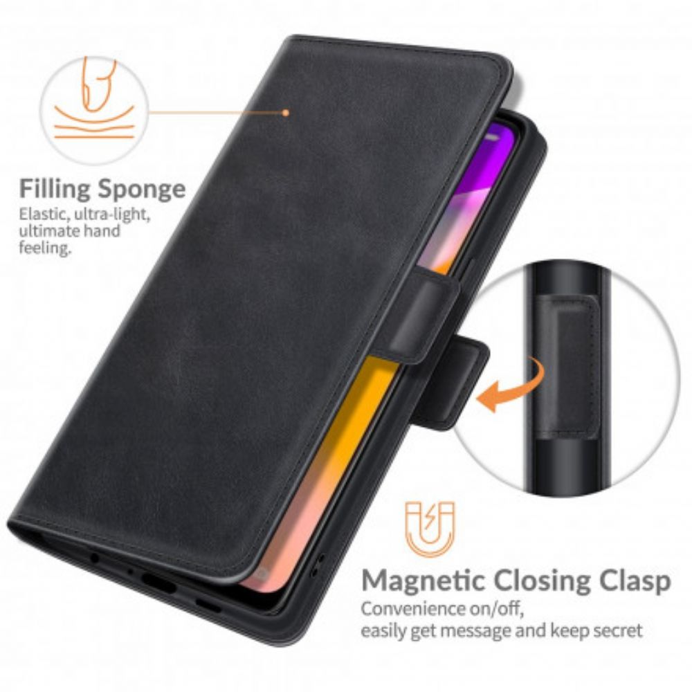 Flip Case Für Oppo A94 5G Flip Case Doppelklappe