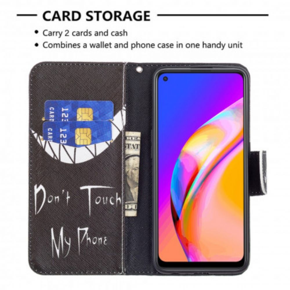 Flip Case Für Oppo A94 5G Teufelstelefon