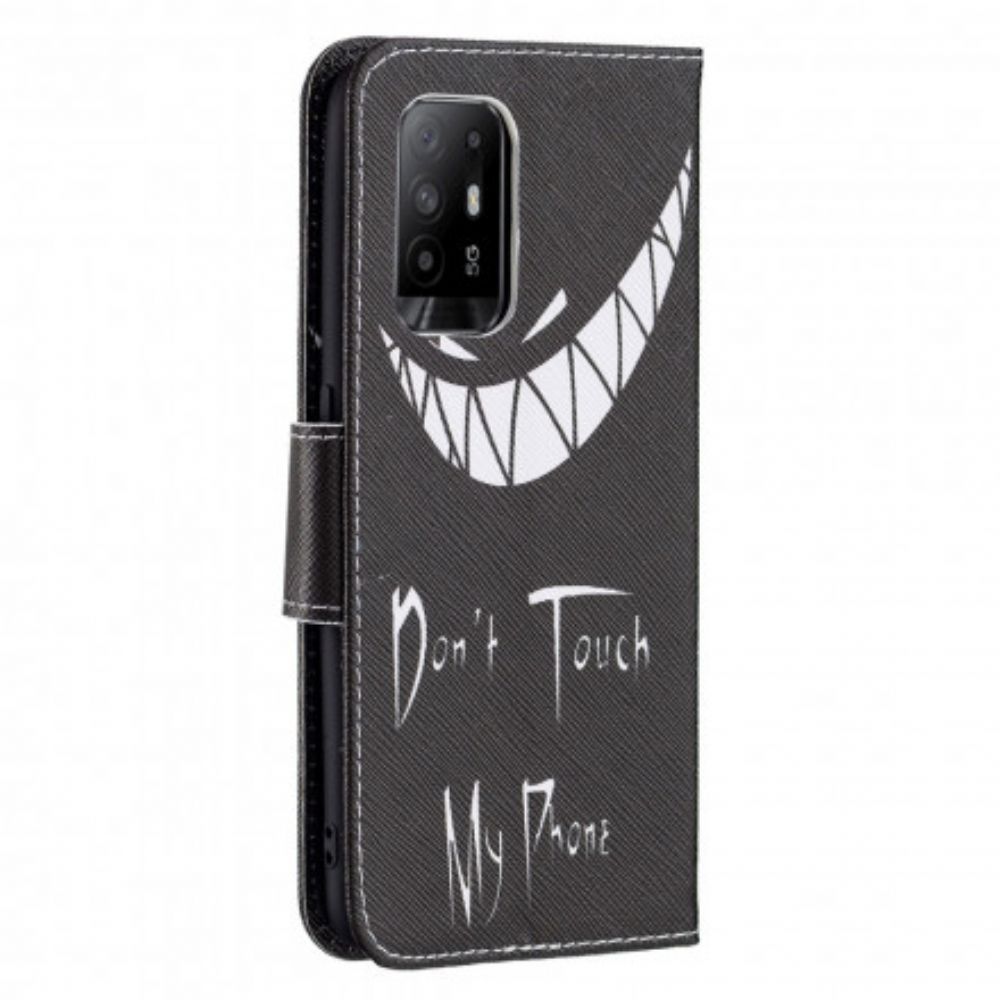 Flip Case Für Oppo A94 5G Teufelstelefon