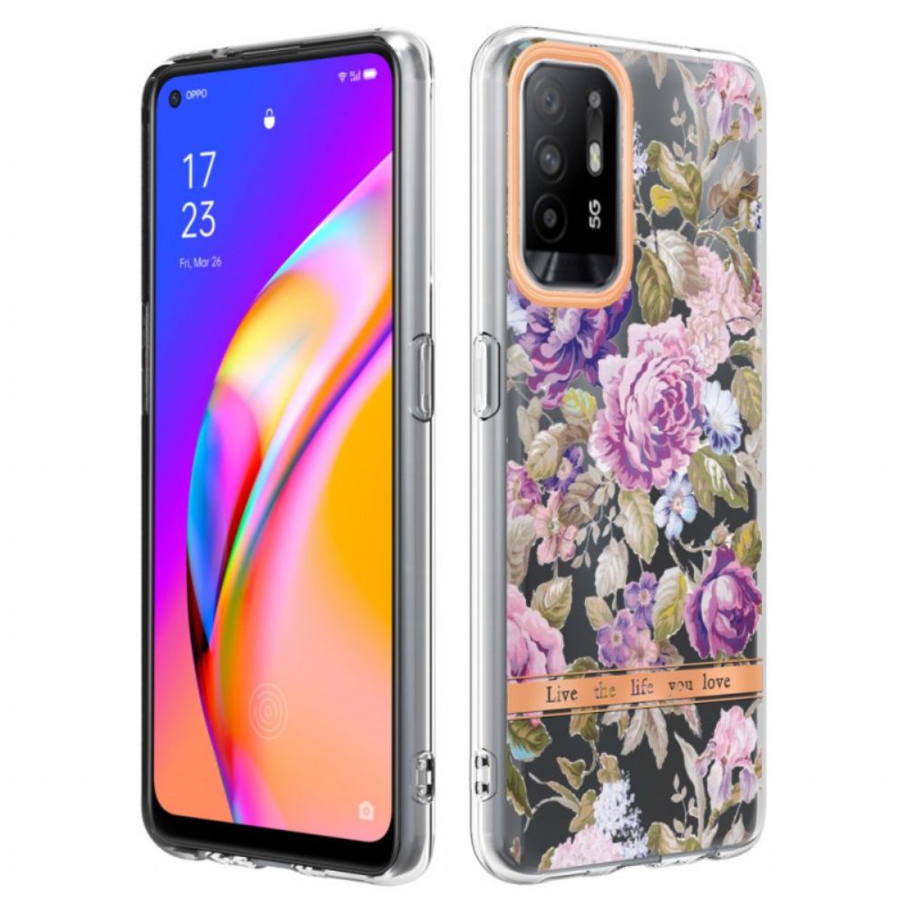 Hülle Für Oppo A94 5G Begonienblüten