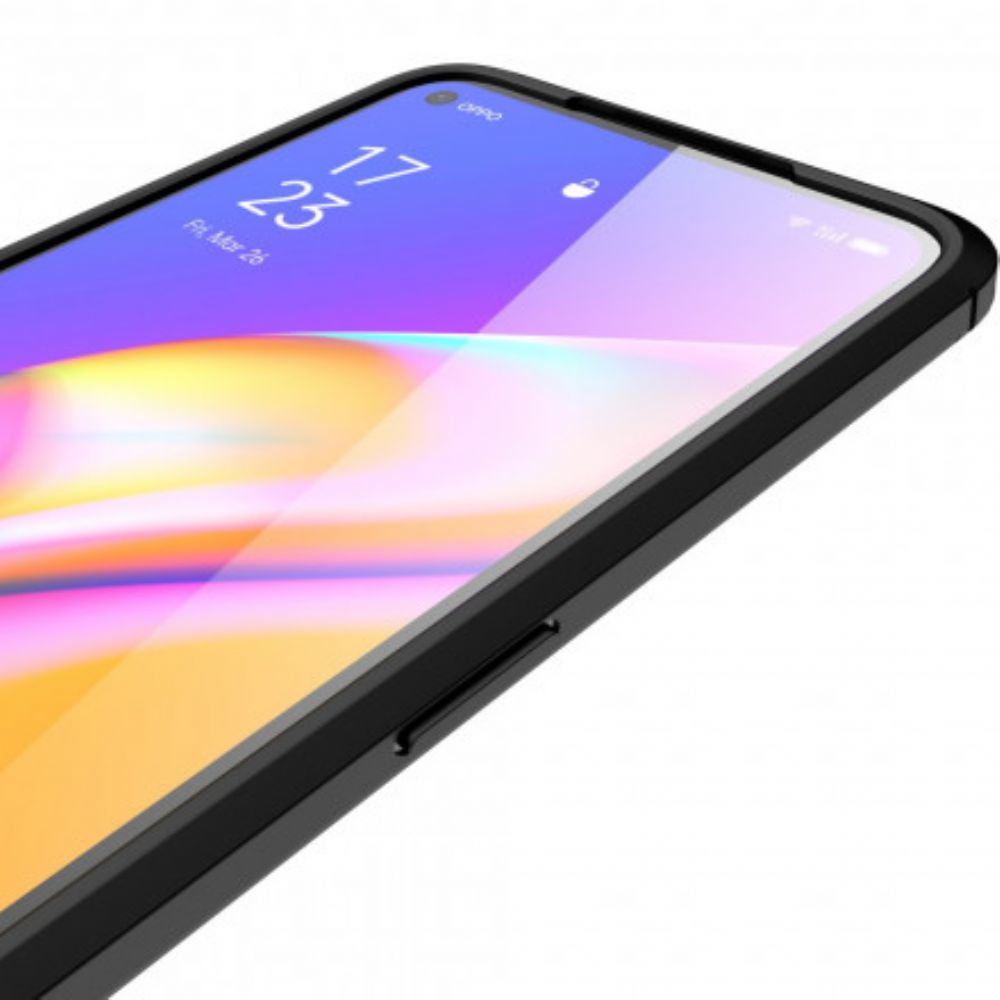 Hülle Für Oppo A94 5G Litschi-leder-effekt