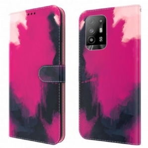 Lederhüllen Für Oppo A94 5G Aquarell