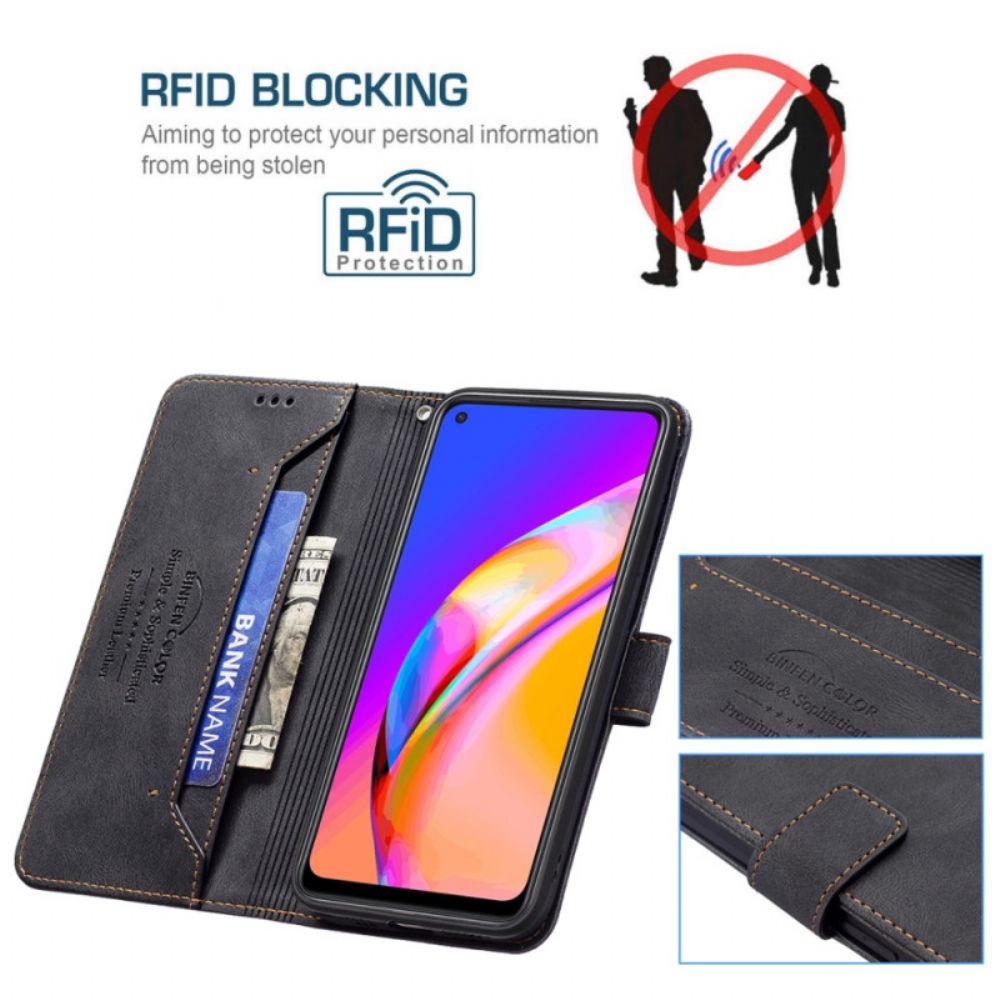 Lederhüllen Für Oppo A94 5G Binfen Color Kunstleder