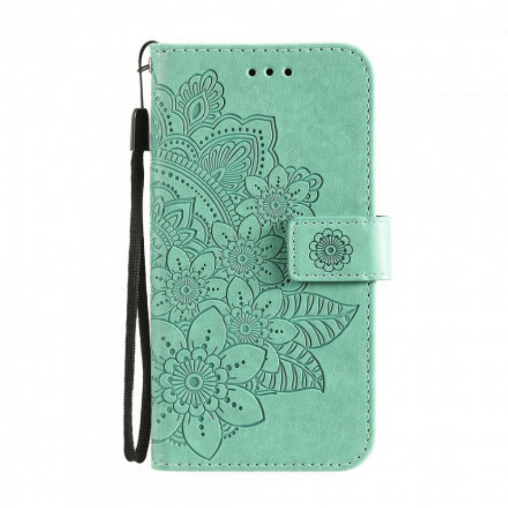 Lederhüllen Für Oppo A94 5G Blumen-mandala