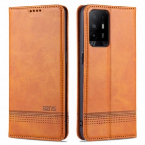 Schutzhülle Für Oppo A94 5G Flip Case Azns-lederstil