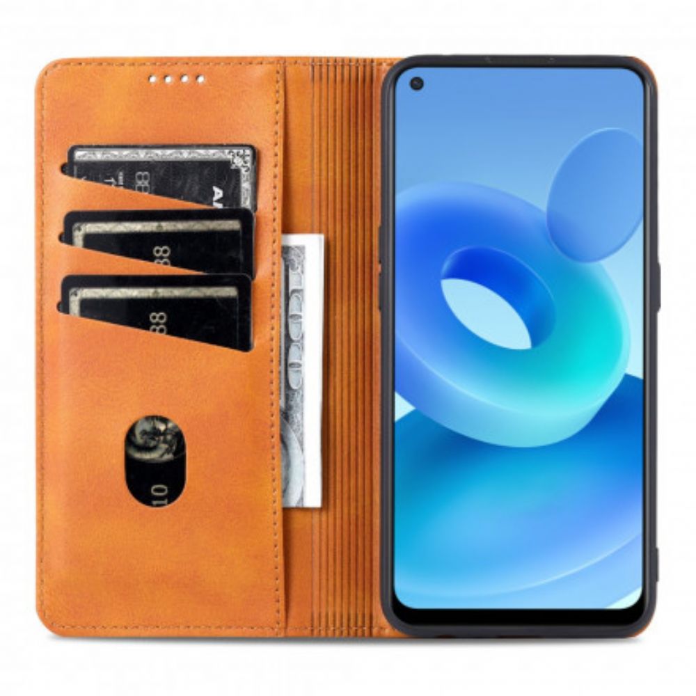 Schutzhülle Für Oppo A94 5G Flip Case Azns-lederstil