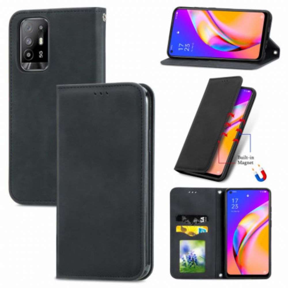 Schutzhülle Für Oppo A94 5G Flip Case Hautberührung