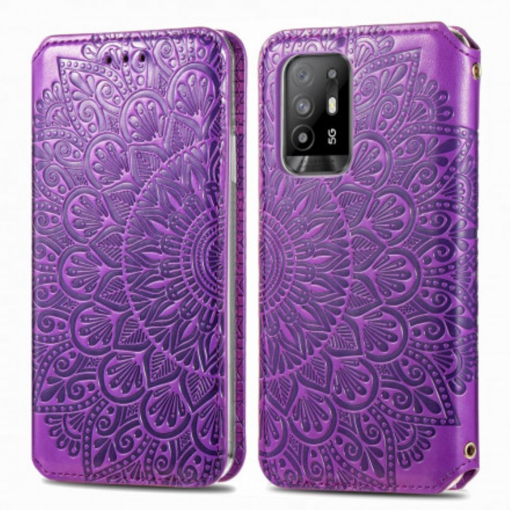 Schutzhülle Für Oppo A94 5G Flip Case Mandalas