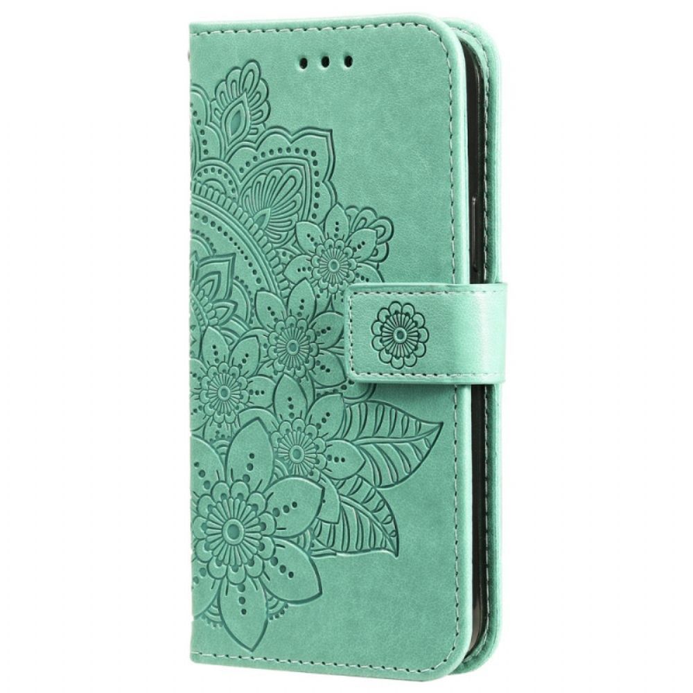 Lederhüllen Samsung Galaxy S24 Fe Mandala-druck