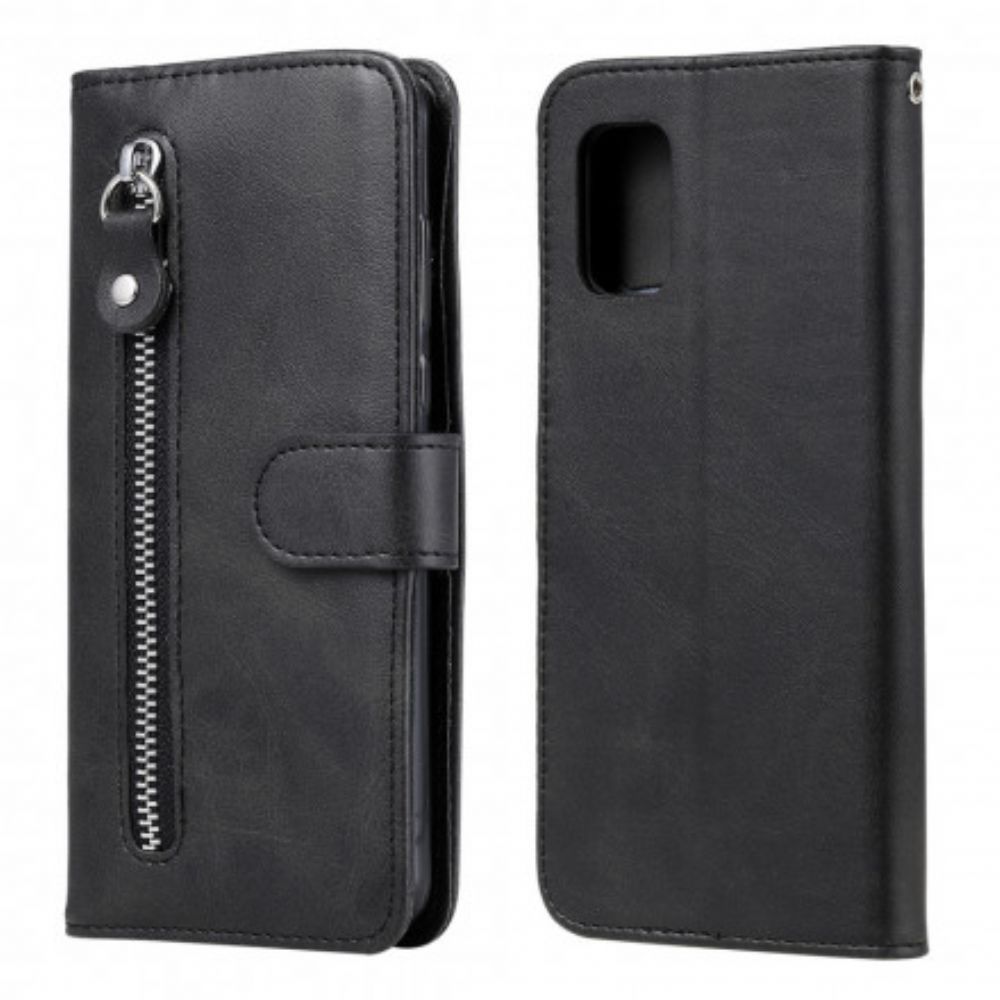 Flip Case Für Samsung Galaxy A71 5G Vintage Geldbörse