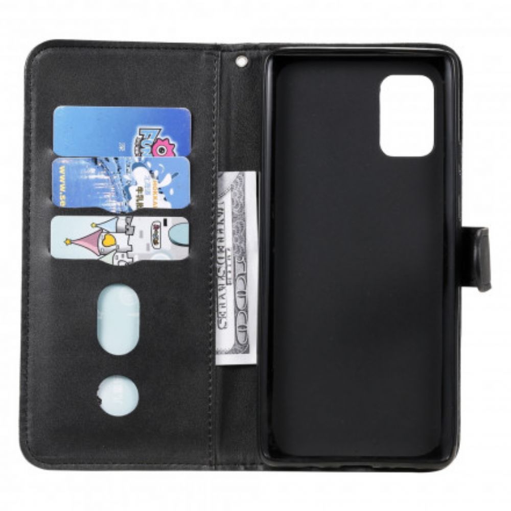 Flip Case Für Samsung Galaxy A71 5G Vintage Geldbörse