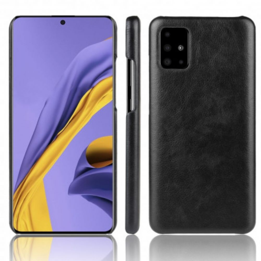 Handyhülle Für Samsung Galaxy A71 5G Litschi-leder-effekt