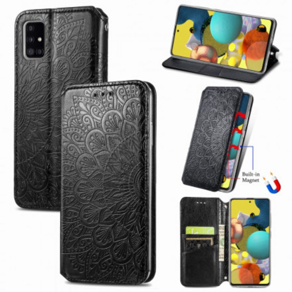 Schutzhülle Für Samsung Galaxy A71 5G Flip Case Mandalas