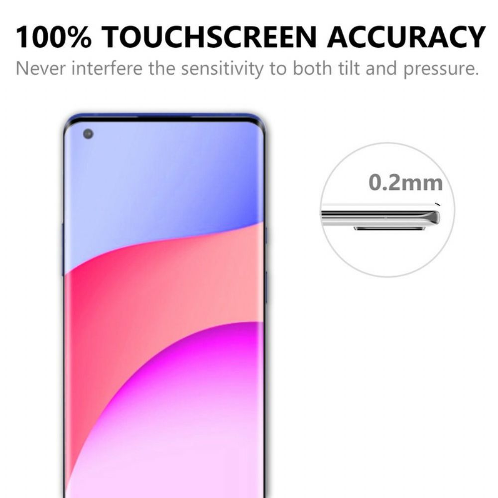 Schutz Aus Gehärtetem Glas Für Das Oneplus 8 Pro-Display