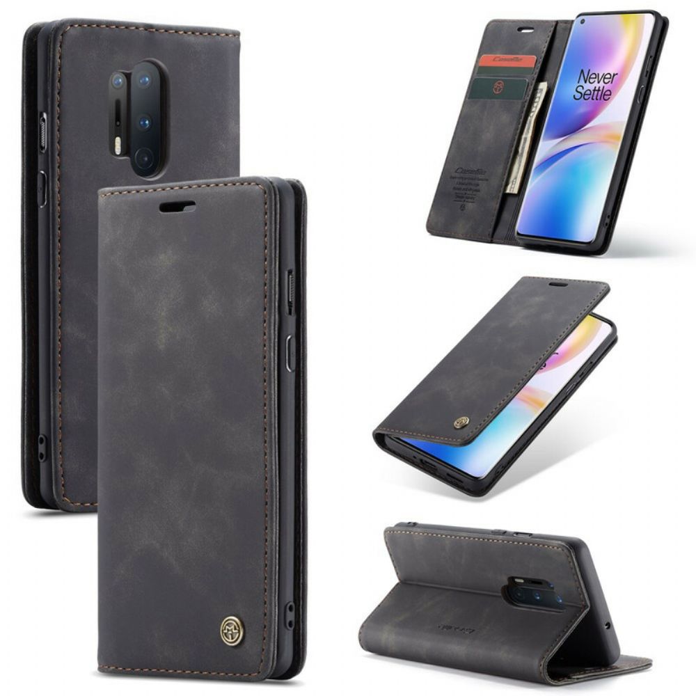 Schutzhülle Für OnePlus 8 Pro Flip Case Caseme Kunstleder