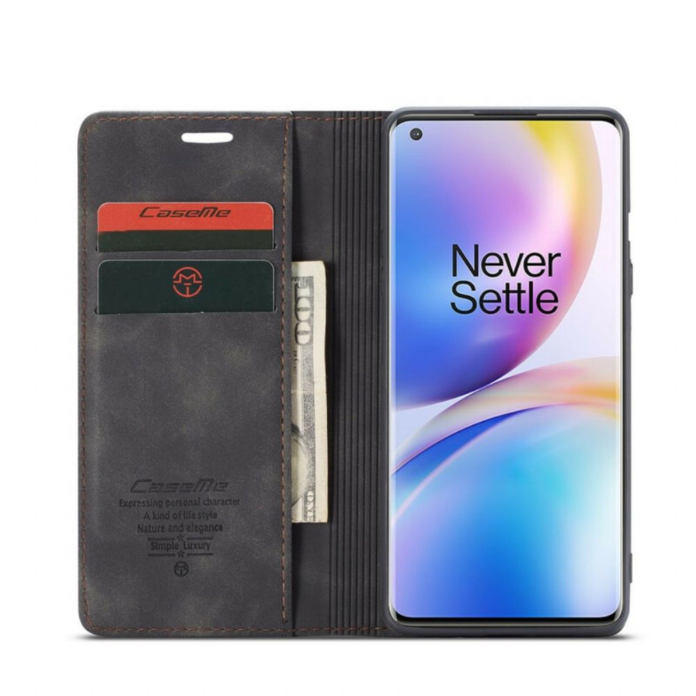 Schutzhülle Für OnePlus 8 Pro Flip Case Caseme Kunstleder