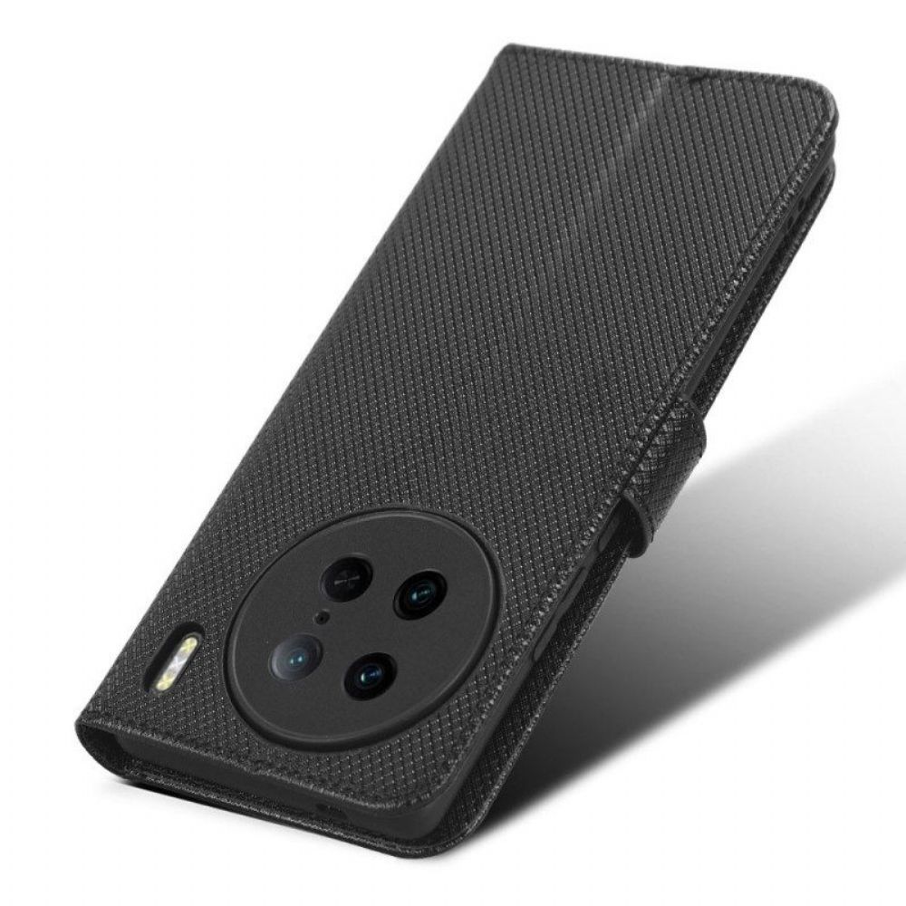 Flip Case Für Vivo X90 Pro Mit Kordel Armbandauswahl