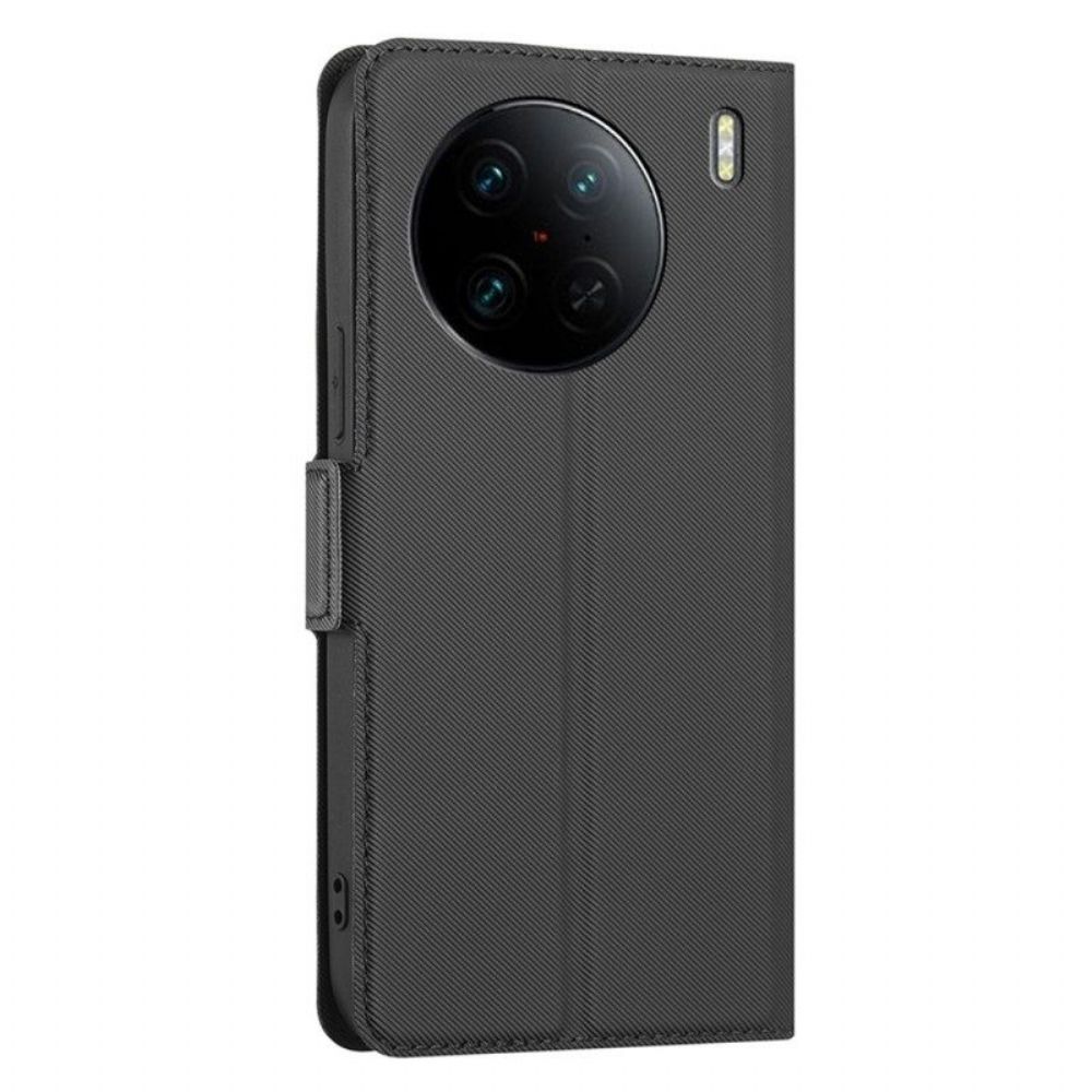 Flip Case Für Vivo X90 Pro Zweifarbig