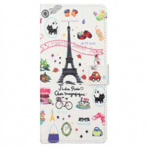 Flip Case Für Samsung Galaxy S23 Plus 5G Ich Liebe Paris