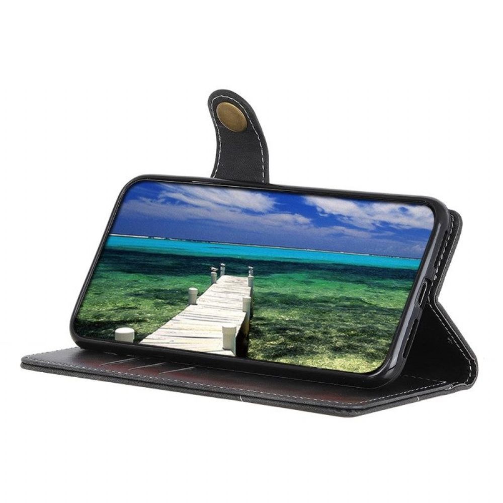 Flip Case Für Samsung Galaxy S23 Plus 5G Künstlerischer Knopf