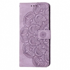 Flip Case Für Samsung Galaxy S23 Plus 5G Mit Kordel Riemchen-mandala