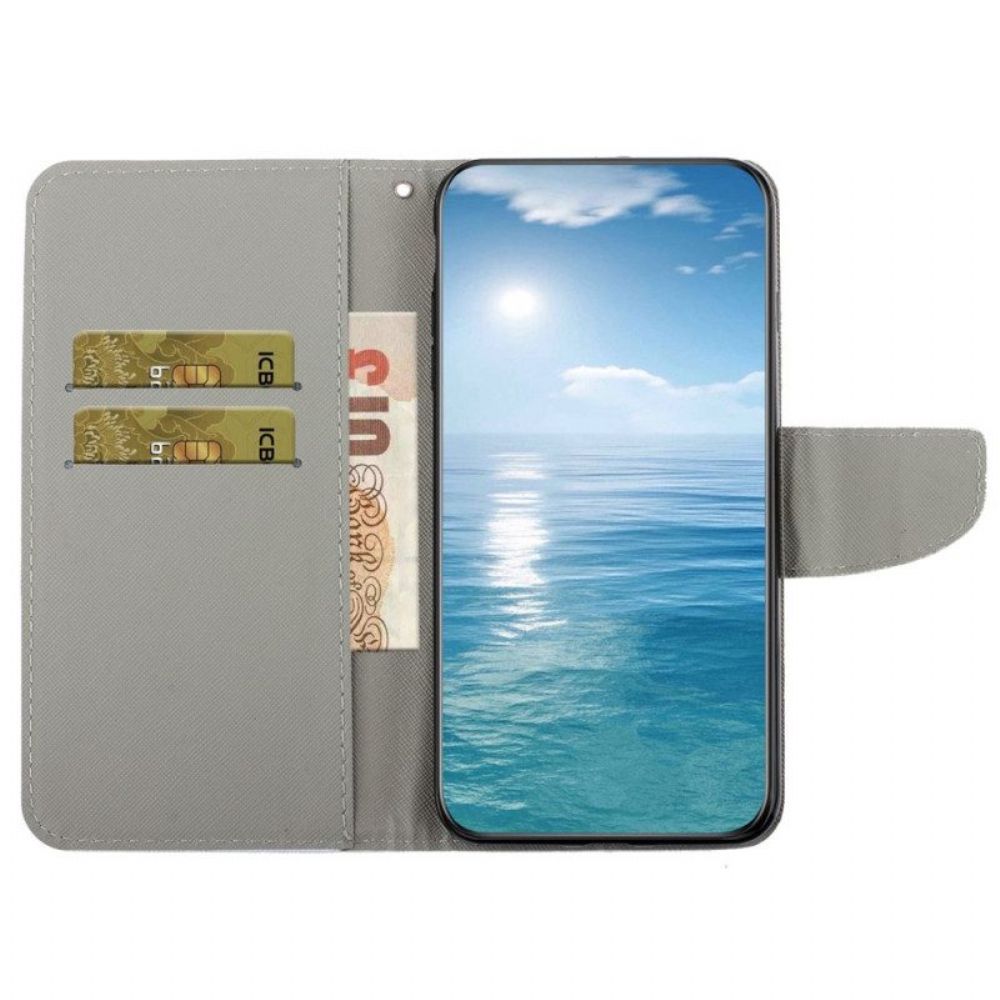 Flip Case Für Samsung Galaxy S23 Plus 5G Mit Kordel Riemchen-patchwork