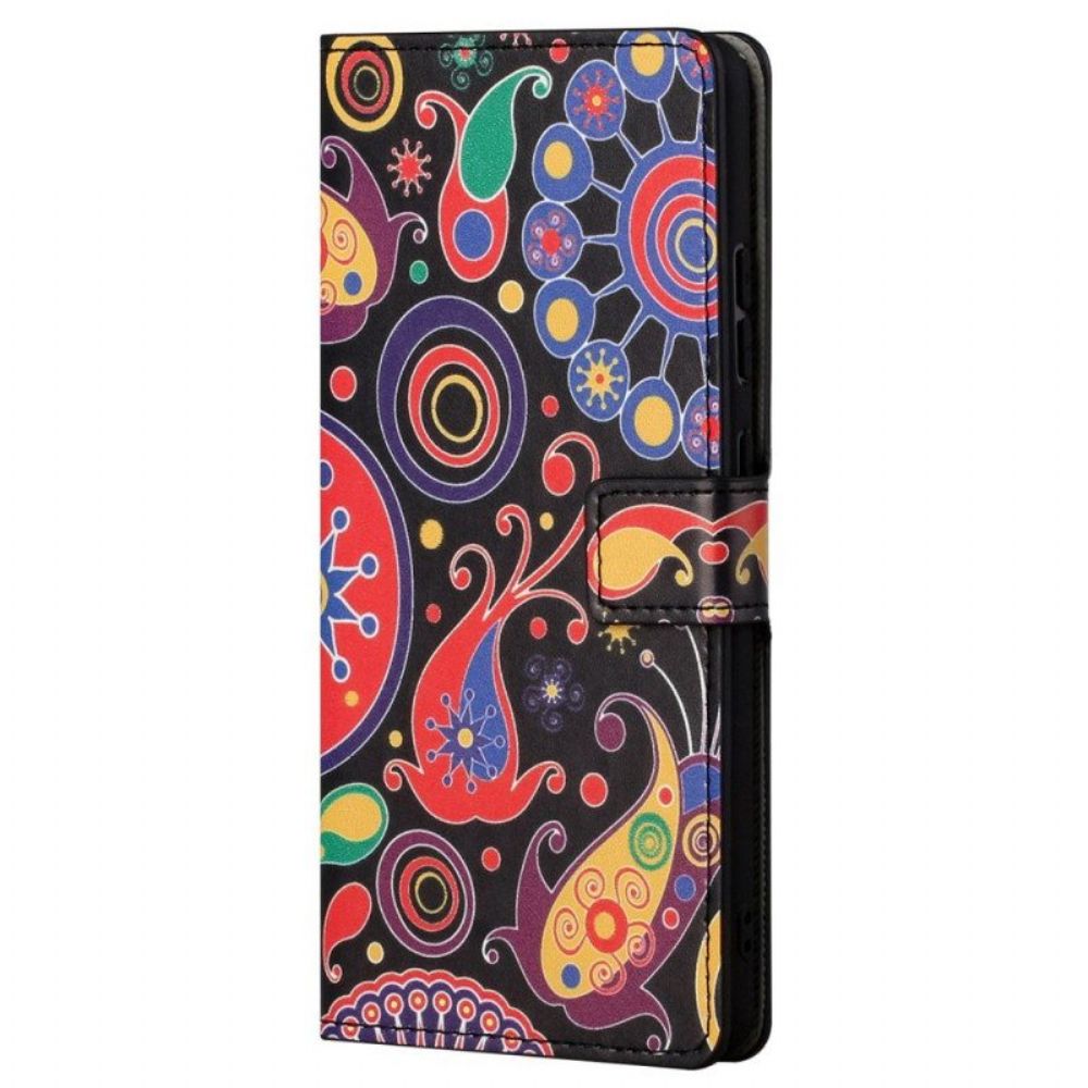 Flip Case Für Samsung Galaxy S23 Plus 5G Paisley