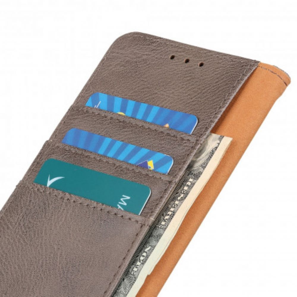 Flip Case Für Motorola Edge 20 Pro Kunstleder Khazneh