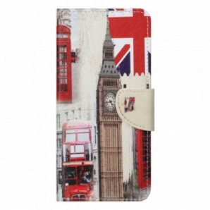 Flip Case Für Motorola Edge 20 Pro Londoner Leben