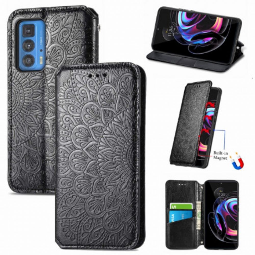 Schutzhülle Für Motorola Edge 20 Pro Flip Case Mandalas