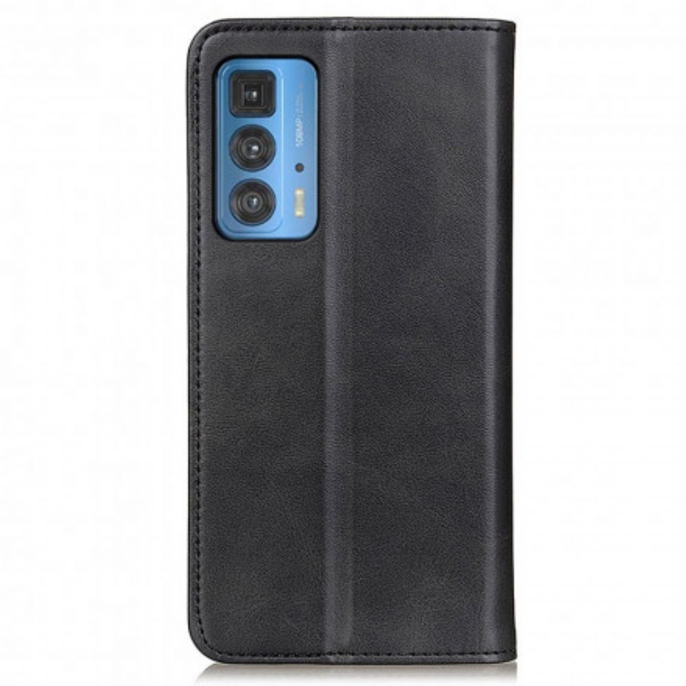 Schutzhülle Für Motorola Edge 20 Pro Flip Case Spaltlederdesign