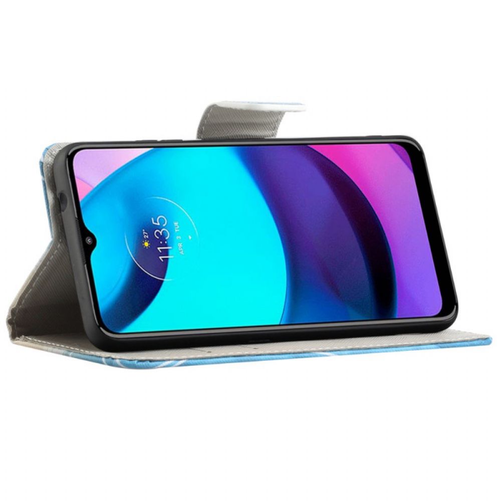 Flip Case Für Moto G71 5G Gefährlicher Bär