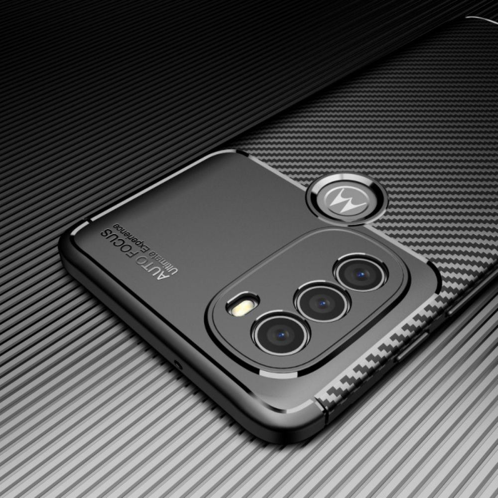 Handyhülle Für Moto G71 5G Kohlefaserschlauch