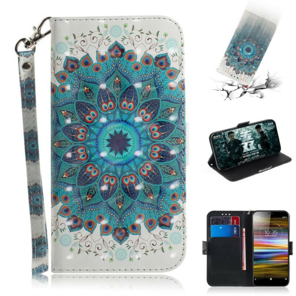 Flip Case Für Sony Xperia L3 Meisterhaftes Mandala