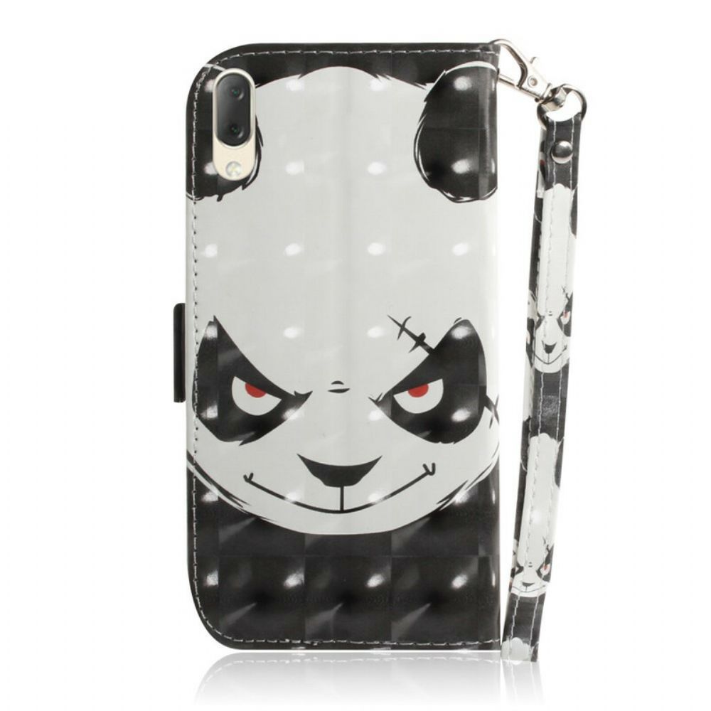 Flip Case Für Sony Xperia L3 Wütender Panda