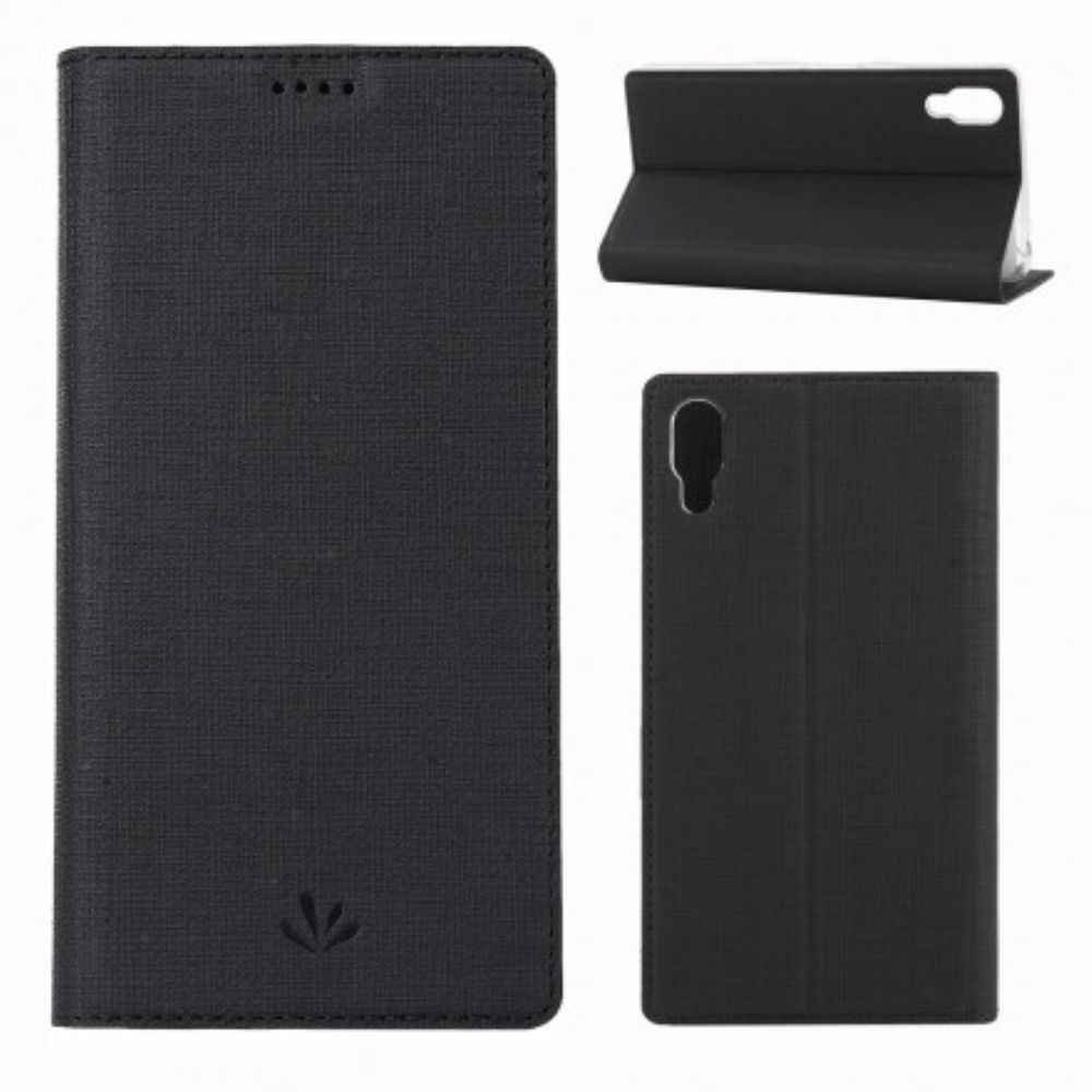 Schutzhülle Für Sony Xperia L3 Flip Case Strukturiert