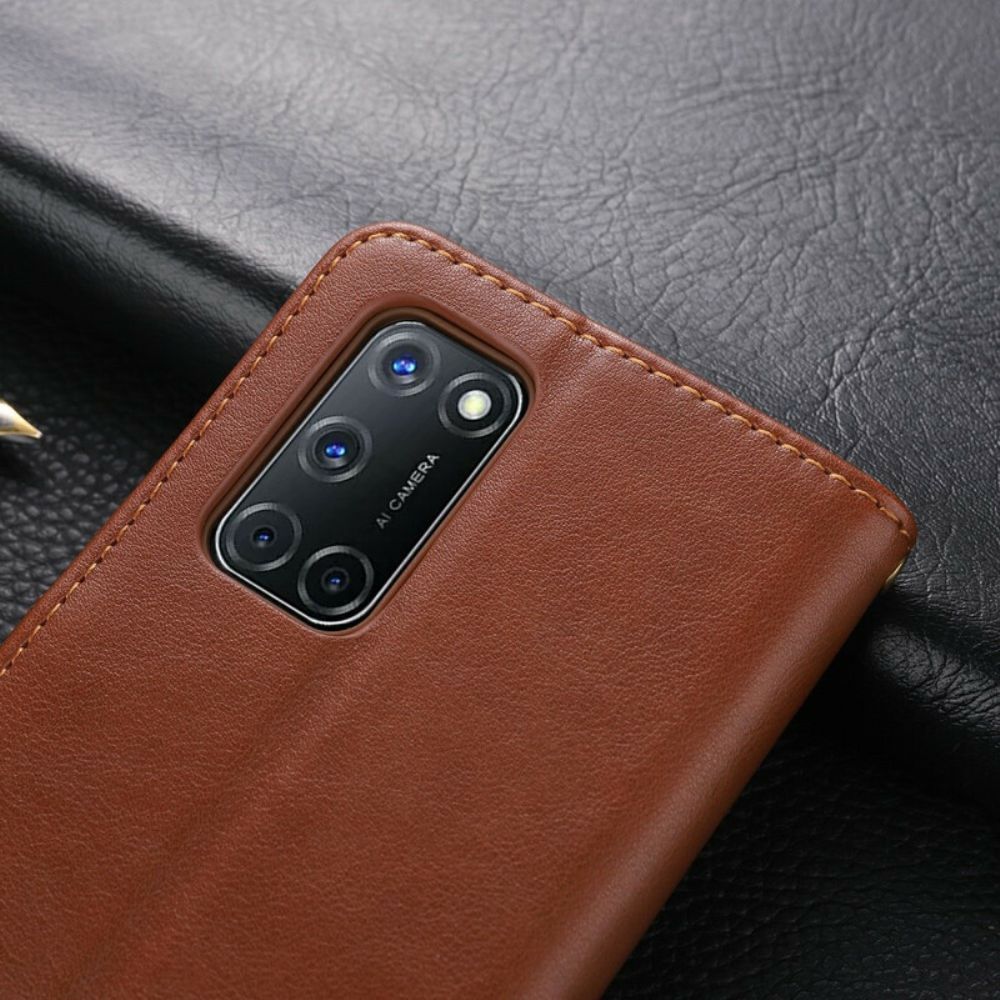 Flip Case Für Oppo A72 Azns Kunstleder