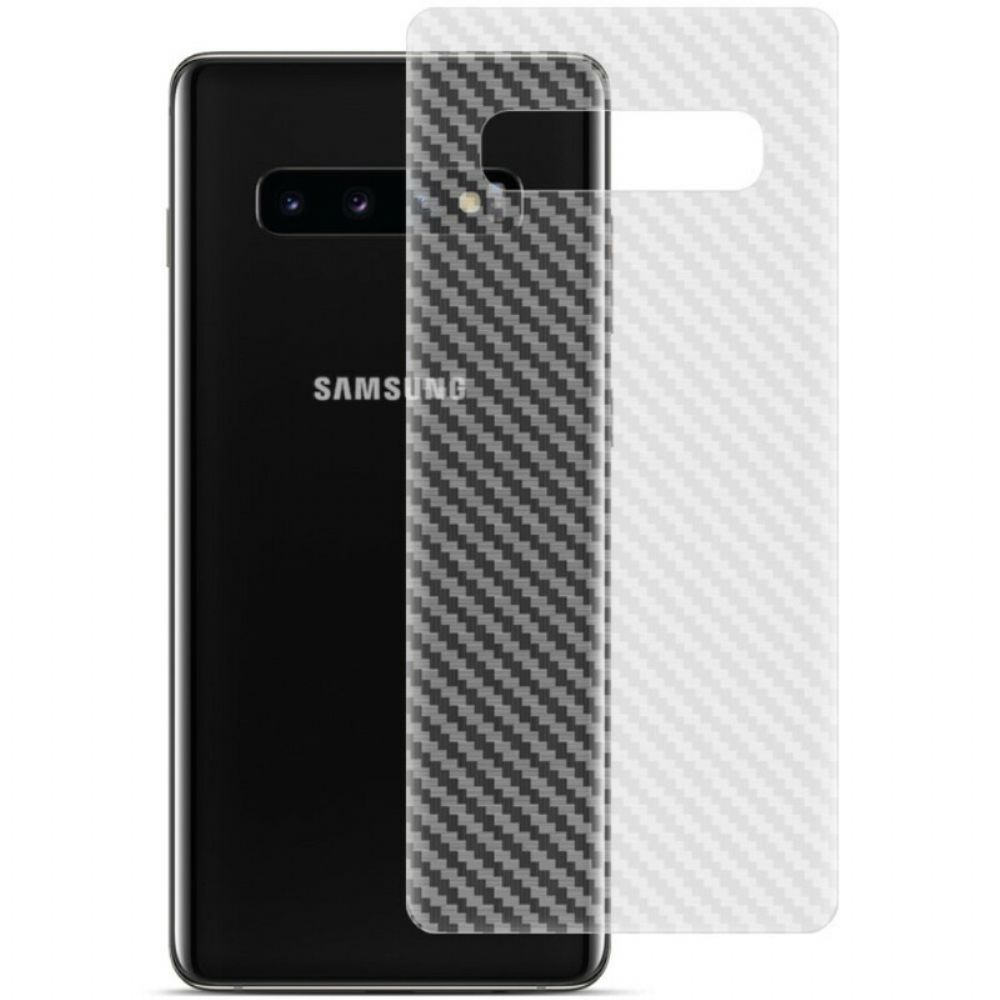 Hintere Schutzfolie Für Samsung Galaxy S10 Plus Carbon Imak