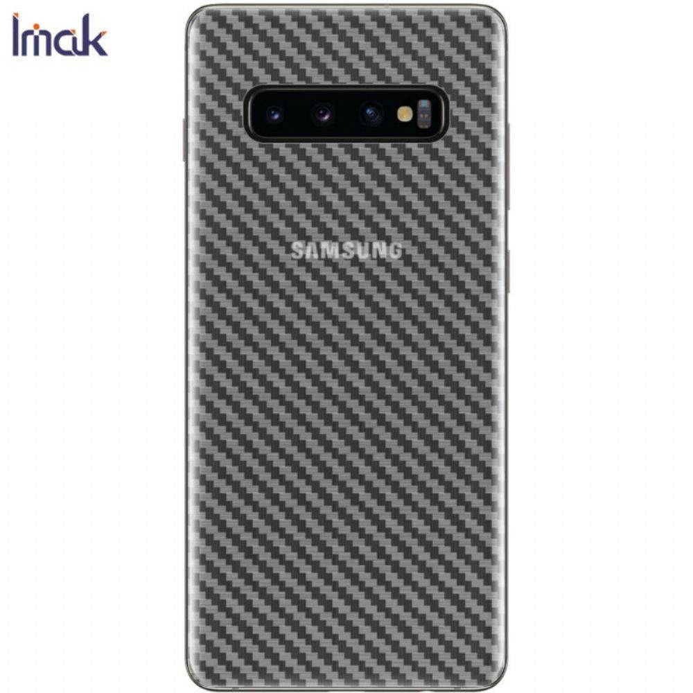 Hintere Schutzfolie Für Samsung Galaxy S10 Plus Carbon Imak