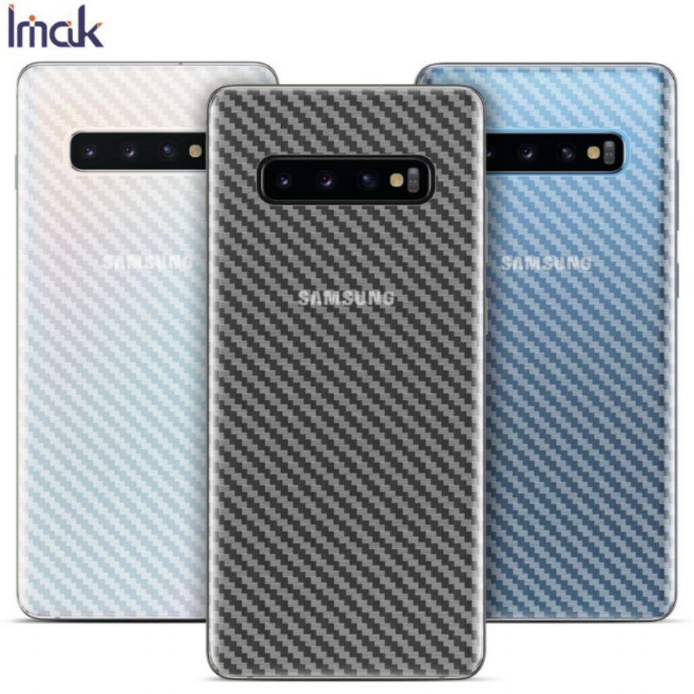 Hintere Schutzfolie Für Samsung Galaxy S10 Plus Carbon Imak