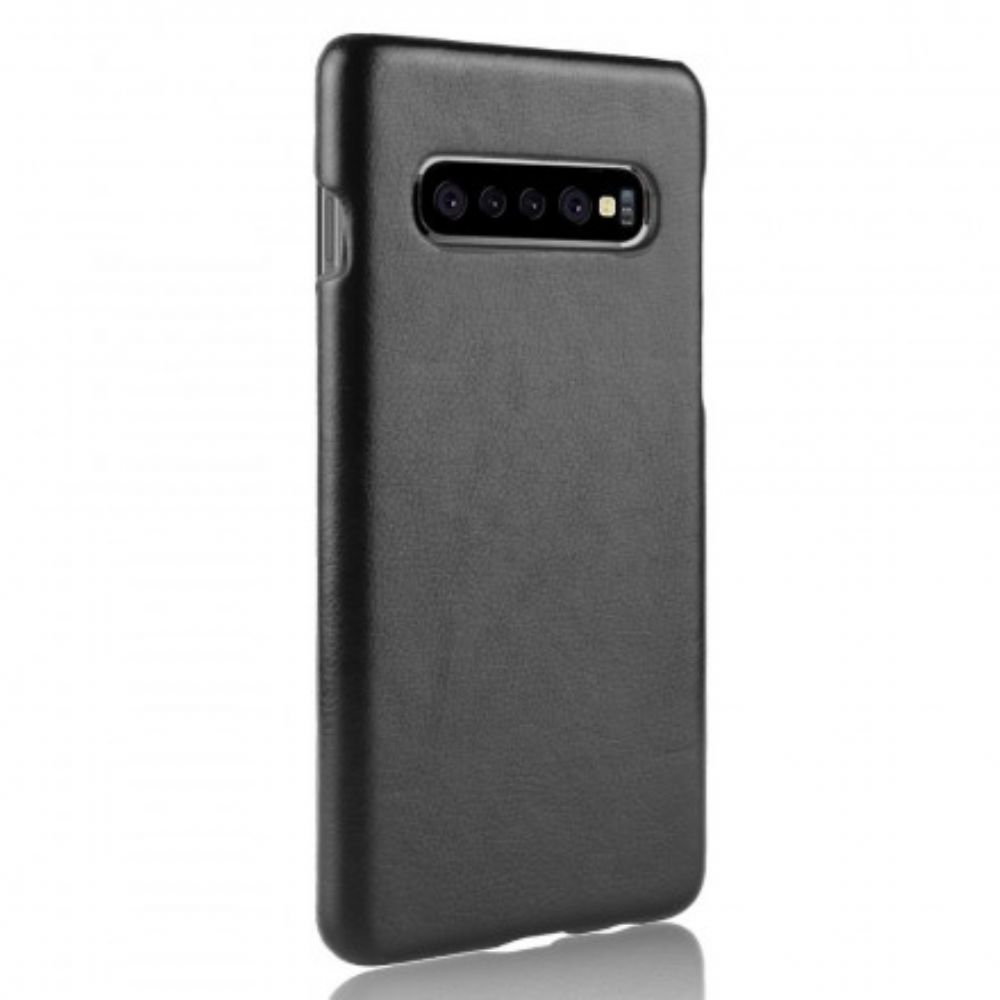 Hülle Für Samsung Galaxy S10 Plus Lichi-leder-effekt