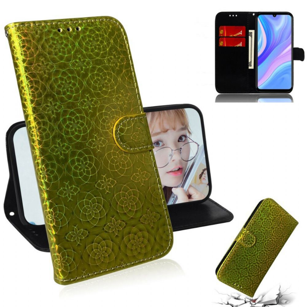 Flip Case Für Huawei P Smart S Reine Farbe