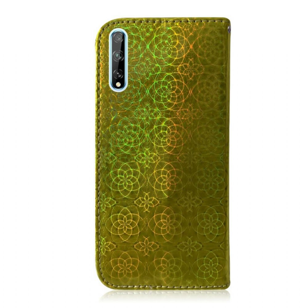 Flip Case Für Huawei P Smart S Reine Farbe