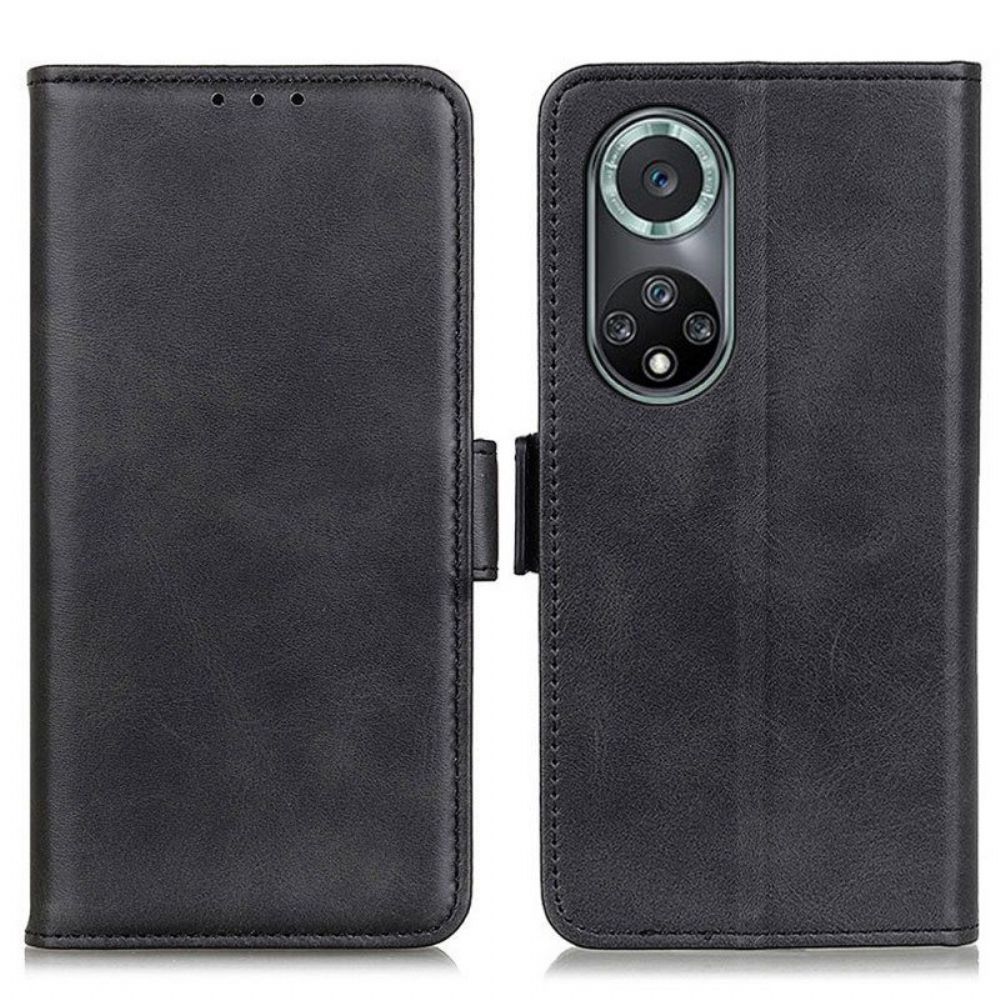 Flip Case Für Honor 50 Pro Flip Case Doppelte Klappe