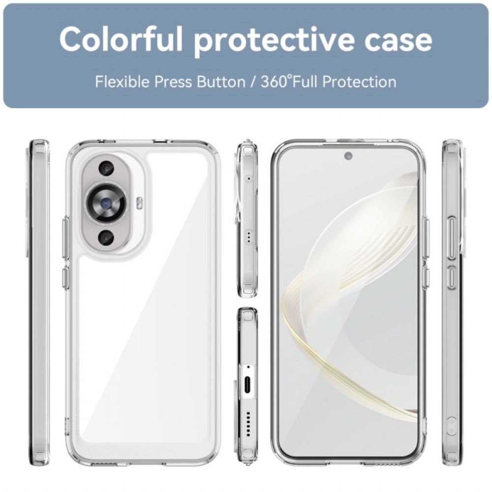 Hülle Huawei Nova 12s Handyhülle Transparenter Fallschutz